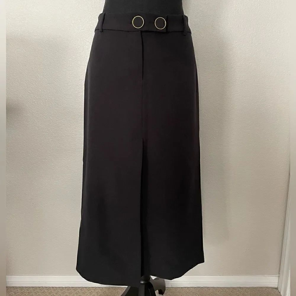 NWT Zara Straight Low Rise Midi Skirt